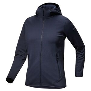 Arc'Teryx Kyanite Hoody Hike Outdoor Womens S Gorpcore Granola Full Zipper Blue